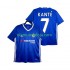 Camisola Chelsea KANTE 7 2016-2017 Retro Homem Equipamento Primeiro Manga Curta
